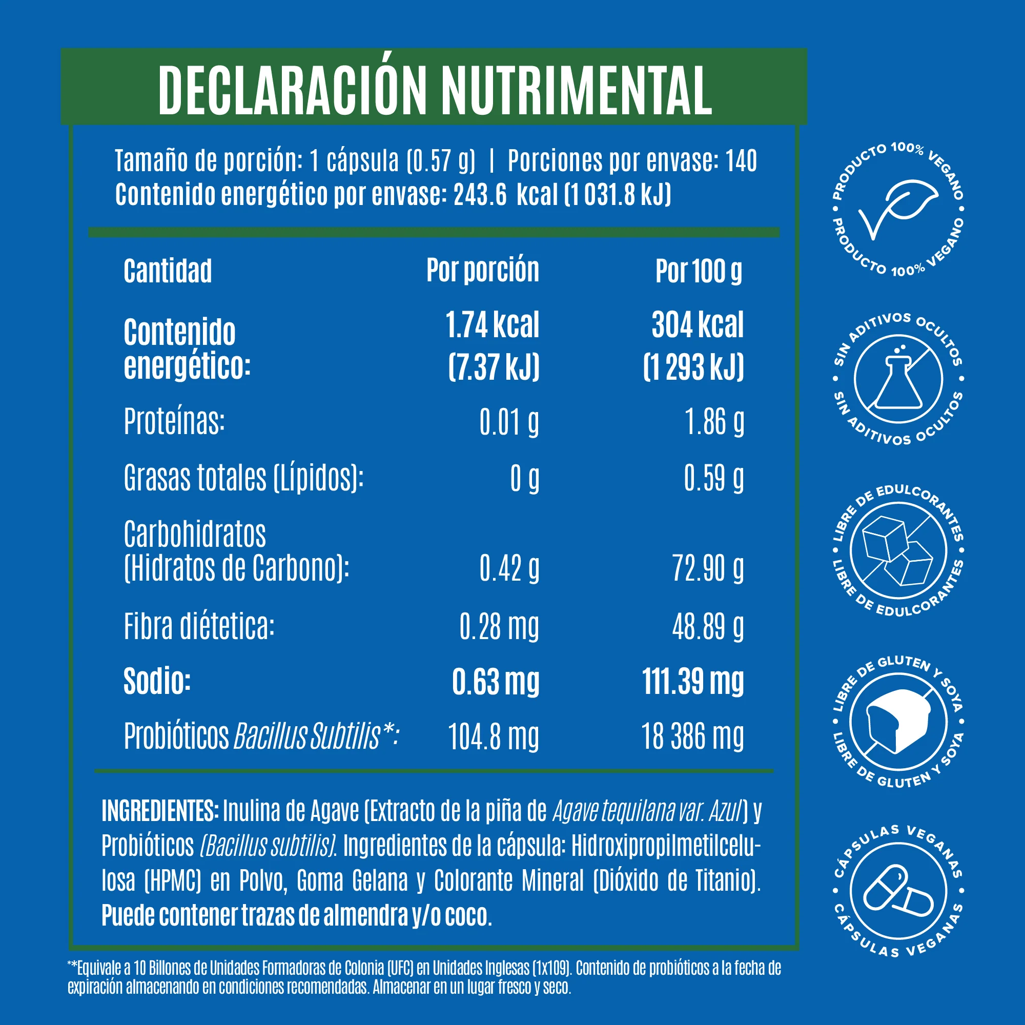 Daily Spore Probiotic - Probióticos con 10 Billones de UFC - 140 Porciones - Pack - Image 5